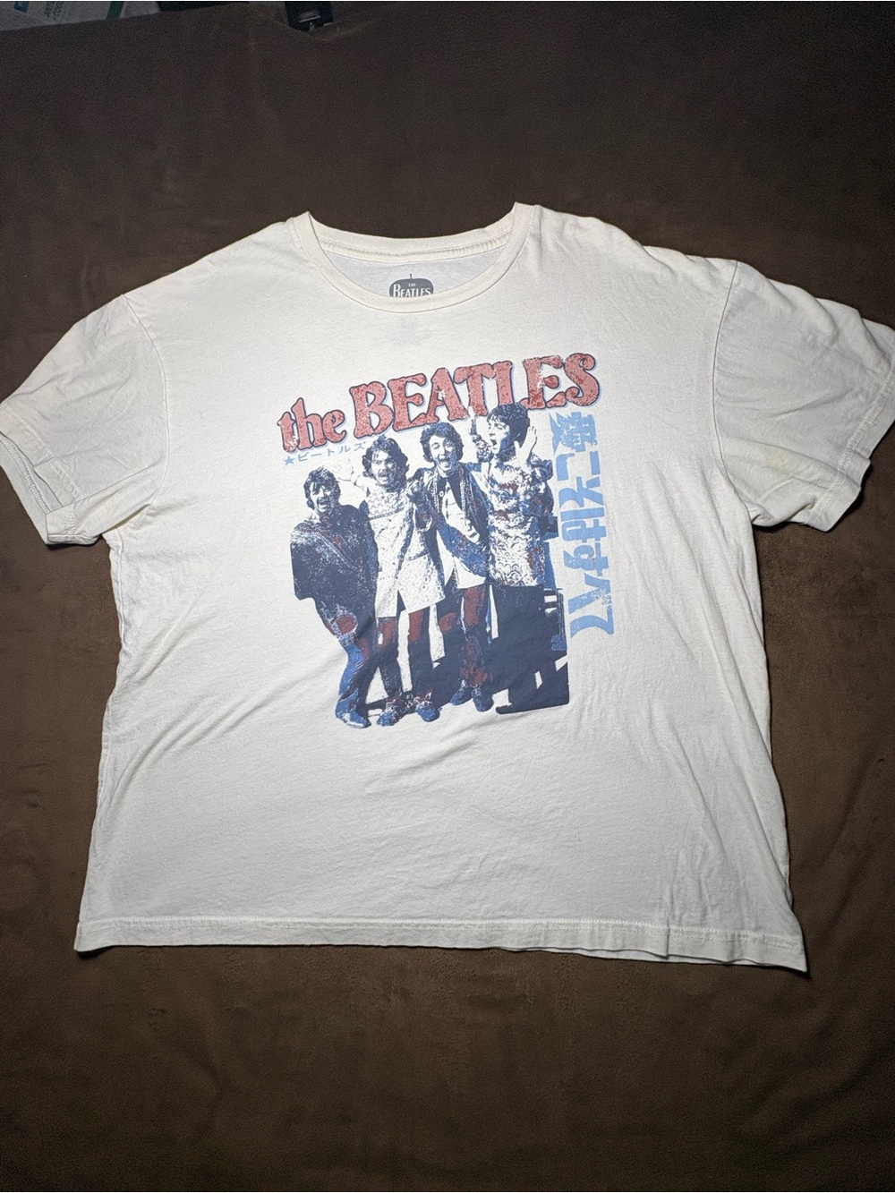 The Beatles Graphic Band Tee - Size Large  🎸✨